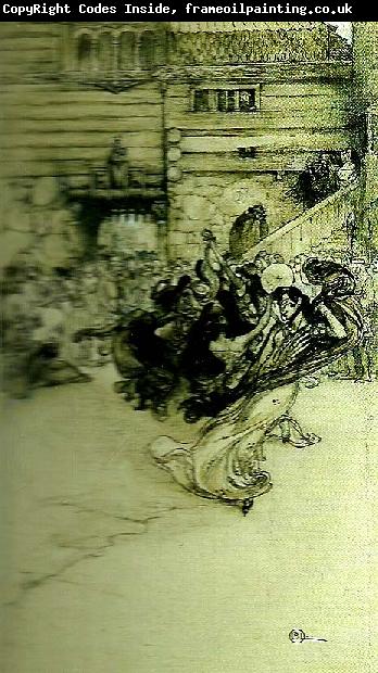 Carl Larsson llustrationer till vikor rydbergs singoalla